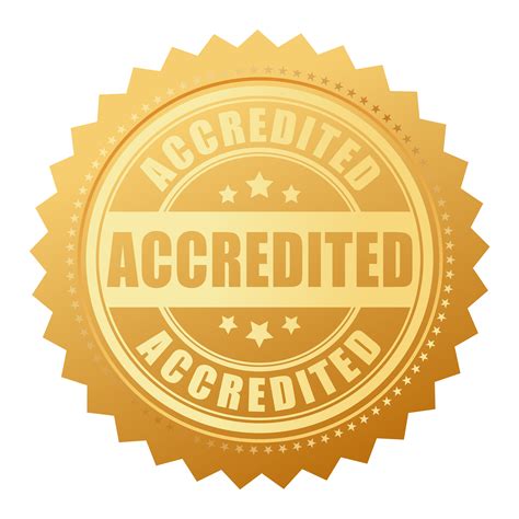  Utilising accredited facilities is recommended